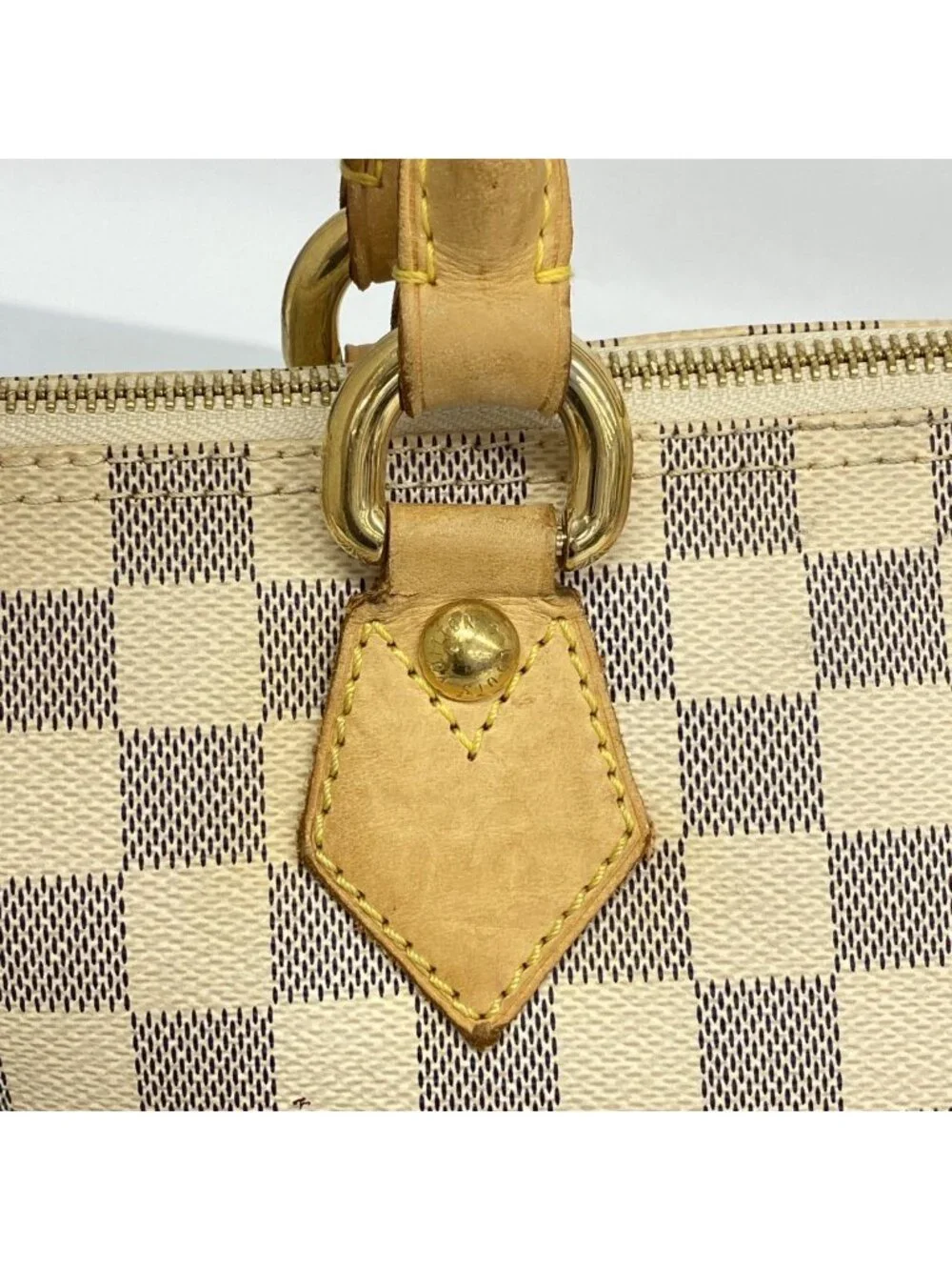 Louis Vuitton Tote Damier Azur Saleya PM White